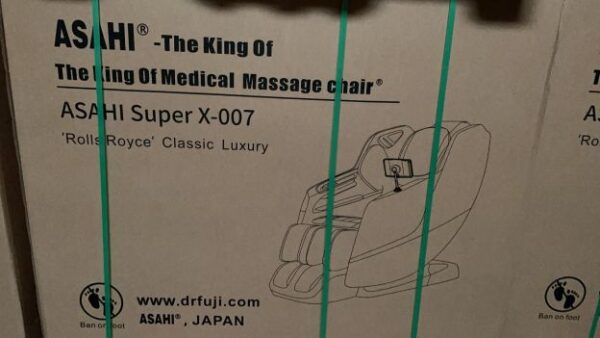 ASAHI® JAMES BOND Super Massage Chair PRO X-007 (Beige) - Image 2